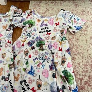 3T and age 5-6T park hopper Disney dress